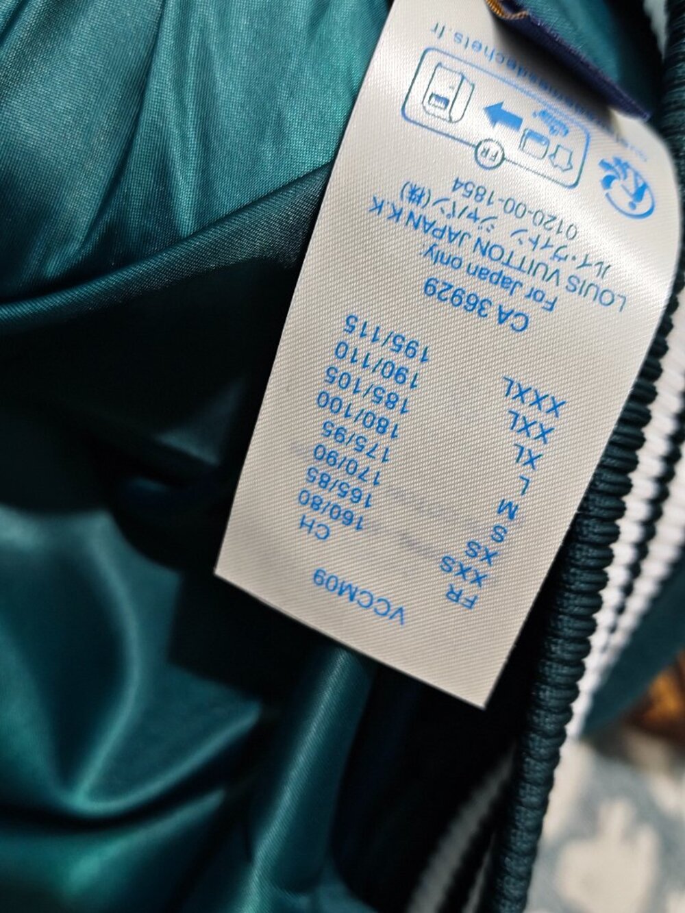 Louis Vuitton Teal Varsity Jacket Unisex US L - Picture 11 of 14